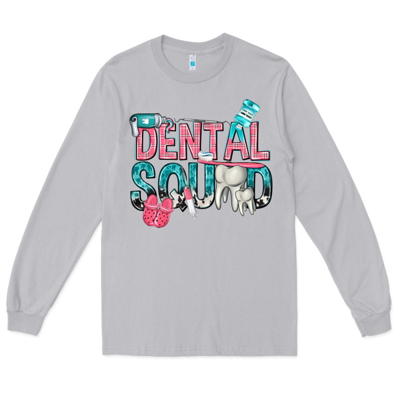 Dental Squad With Cowhide Long Sleeve Tee by texasbilliewilder | Teevron