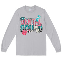 Moon Dust dental squad with cowhide Long Sleeve Tee - texasbilliewilder