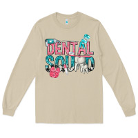 Mushroom dental squad with cowhide Long Sleeve Tee - texasbilliewilder