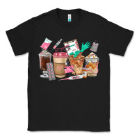 Black Nurse Coffee Cups Classic Tee - FaDigitalArtStudio