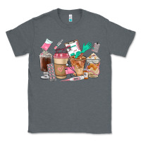 Charcoal Heather Nurse Coffee Cups Classic Tee - FaDigitalArtStudio