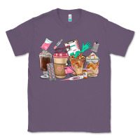 Lavender Nurse Coffee Cups Classic Tee - FaDigitalArtStudio