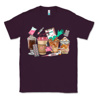 Plum Nurse Coffee Cups Classic Tee - FaDigitalArtStudio
