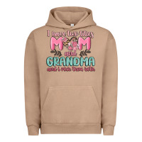 Pigment Burro i have two titles mom and grandma and i rock them Urban Hoodie - MaliasSmallBusiness