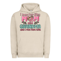 Pigment French Oak i have two titles mom and grandma and i rock them Urban Hoodie - MaliasSmallBusiness
