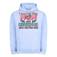 Pigment Grape Ice i have two titles mom and grandma and i rock them Urban Hoodie - MaliasSmallBusiness