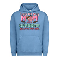 Pigment Pebble Blue i have two titles mom and grandma and i rock them Urban Hoodie - MaliasSmallBusiness