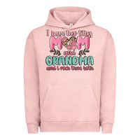 Pigment Salmon i have two titles mom and grandma and i rock them Urban Hoodie - MaliasSmallBusiness