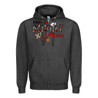Charcoal Heather one merry nurse western Zipper Hoodie - RanaPortraitStore