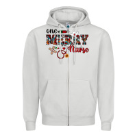 Dove Grey one merry nurse western Zipper Hoodie - RanaPortraitStore