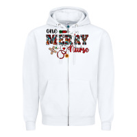 White one merry nurse western Zipper Hoodie - RanaPortraitStore