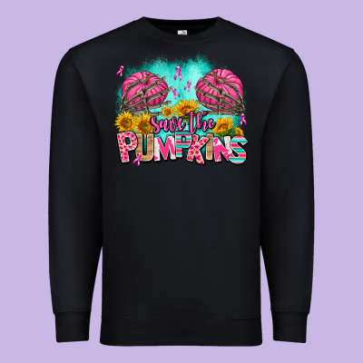 Save The Pumpkins Premium Sweatshirt Designed By Adodesignshop
