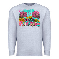 Heather Grey save the pumpkins Premium Sweatshirt - AdoDesignShop