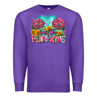Purple save the pumpkins Premium Sweatshirt - AdoDesignShop