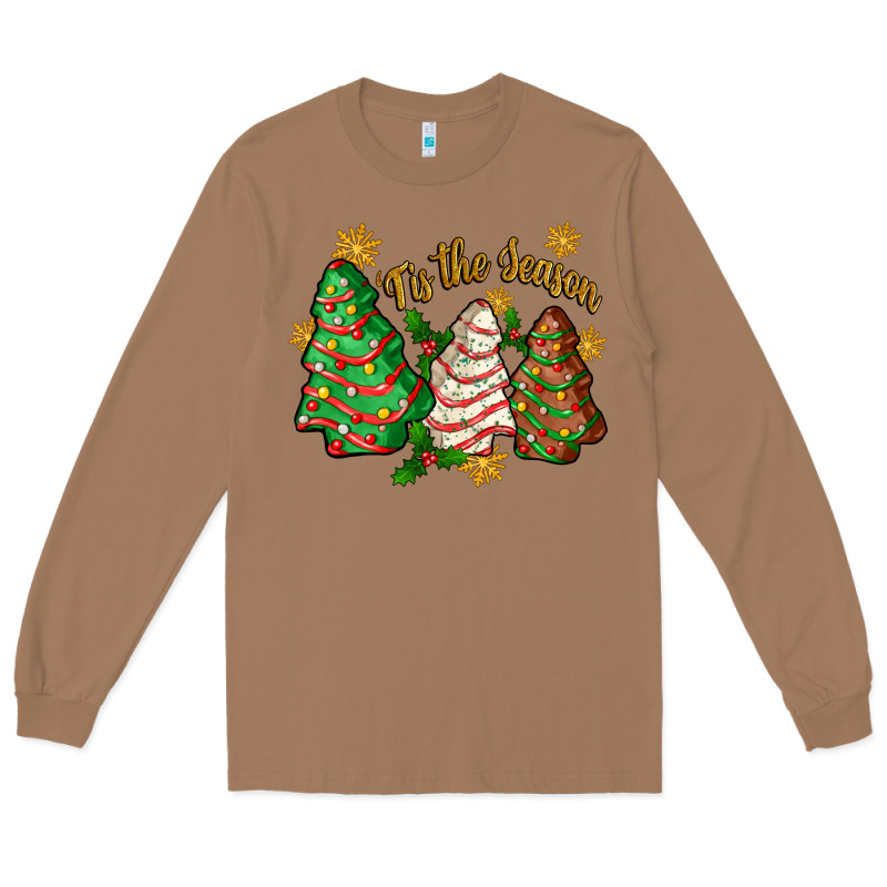 'tis The Season Christmas Cake Long Sleeve Tee by Zillion Design Studio | Teevron
