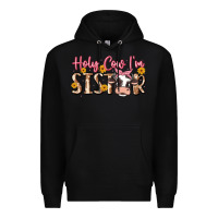 Black holy cow i'm sister Premium Hoodie - MaliasSmallBusiness