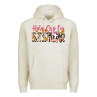 Oatmeal Heather holy cow i'm sister Premium Hoodie - MaliasSmallBusiness