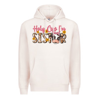 Pale Pink holy cow i'm sister Premium Hoodie - MaliasSmallBusiness