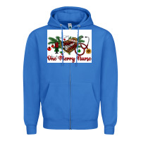 True Royal one merry nurse Zipper Hoodie - RanaPortraitStore