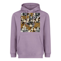 Lavender cowhide leopard seamless pattern Heavyweight Hoodie - HRA Design Shop