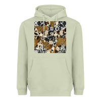 Matcha cowhide leopard seamless pattern Heavyweight Hoodie - HRA Design Shop