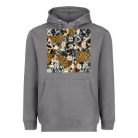Storm cowhide leopard seamless pattern Heavyweight Hoodie - HRA Design Shop
