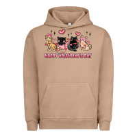 Pigment Burro happy valentines day cats Urban Hoodie - MaliasSmallBusiness