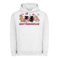 Pigment Lunar Rock happy valentines day cats Urban Hoodie - MaliasSmallBusiness