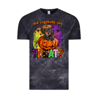 Cloud Black did somebody say treat Vintage Tee - BarkalooDesign