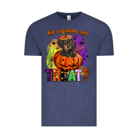 Vintage Denim did somebody say treat Vintage Tee - BarkalooDesign