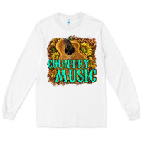 White country music western Long Sleeve Tee - texasbilliewilder