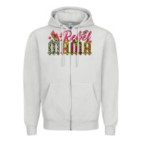Rebel Mama Zipper Hoodie | Teevron