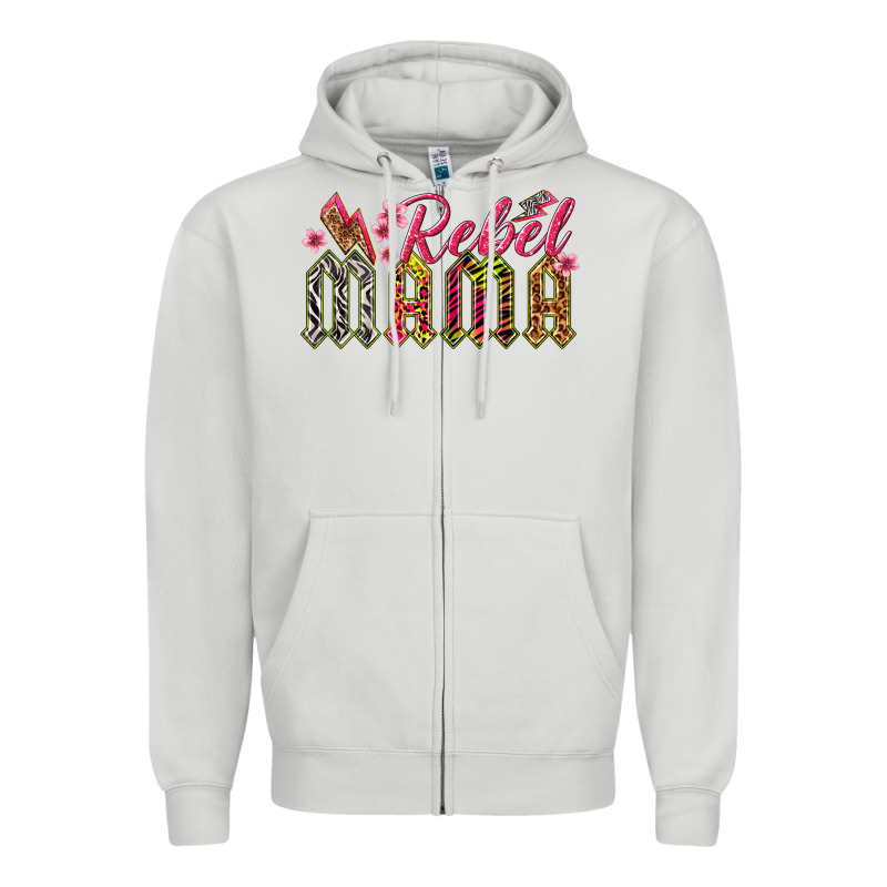 Rebel Mama Zipper Hoodie by texasbilliewilder | Teevron