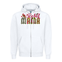 White rebel mama Zipper Hoodie - texasbilliewilder