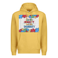 Antique Gold see the ability not the disability Premium Hoodie - MaliasSmallBusiness