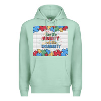 Seafoam see the ability not the disability Premium Hoodie - MaliasSmallBusiness