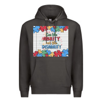 Smoke see the ability not the disability Premium Hoodie - MaliasSmallBusiness
