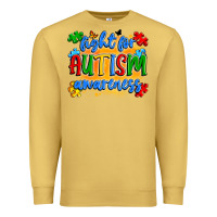Antique Gold fight for autism awareness Premium Sweatshirt - Artiststas