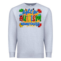 Heather Grey fight for autism awareness Premium Sweatshirt - Artiststas