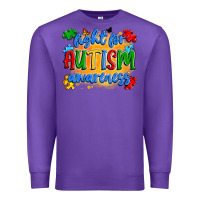 Purple fight for autism awareness Premium Sweatshirt - Artiststas
