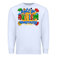 White fight for autism awareness Premium Sweatshirt - Artiststas