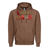 Chestnut retired hot mama Zipper Hoodie - texasbilliewilder