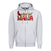 Heather Grey retired hot mama Zipper Hoodie - texasbilliewilder