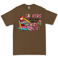 Cacao Teachers Always Make The Nice List Premium Tee - CowhideDigitalArt