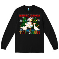 Black honking through the snow Long Sleeve Tee - Zillion Design Studio