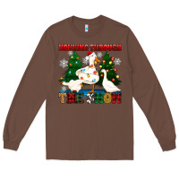 Chestnut honking through the snow Long Sleeve Tee - Zillion Design Studio