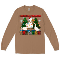 Toasted Coconut honking through the snow Long Sleeve Tee - Zillion Design Studio