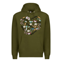 Army Green nurse Premium Hoodie - MaliasSmallBusiness