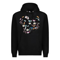 Black nurse Premium Hoodie - MaliasSmallBusiness