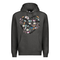 Charcoal Heather nurse Premium Hoodie - MaliasSmallBusiness